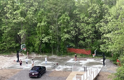 Onsite parking, car charging station