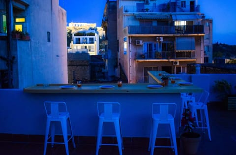 Acropolis evening view Rooftop 2