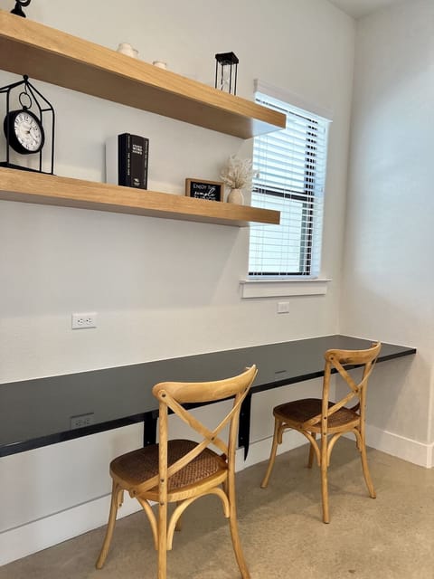 Downstairs work area