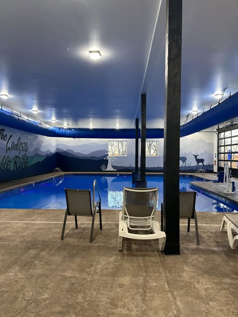 Indoor pool, outdoor pool