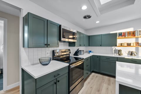 Fully stocked kitchen