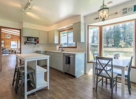 Watch the changing tide from the kitchen