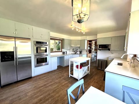 State of the art appliances and lots of counter space for meal prep!
