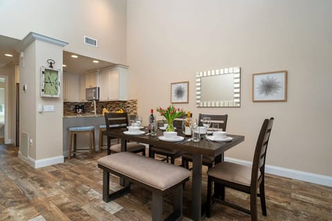 Open Floor Plan with Vaulted Ceilings for Living Room, Dining Room & Kitchen