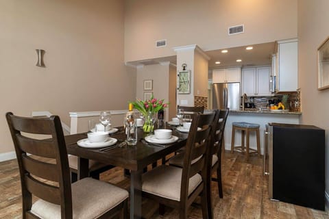 Dining Room Table - Seating for (6) with Counter Seating for (3).
