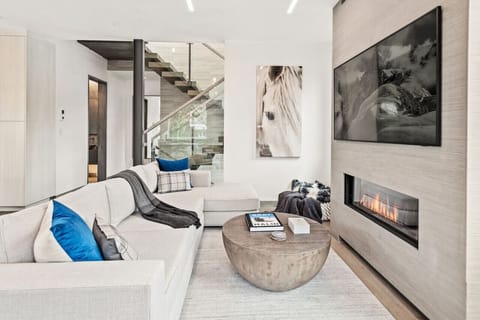 Living Room with Gas Fireplace