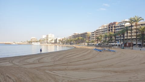 On the beach