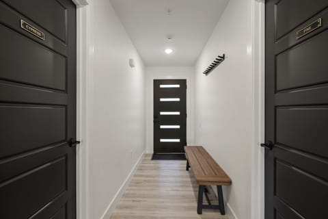 Main Level: Bench and Coat Rack in Main Entrance