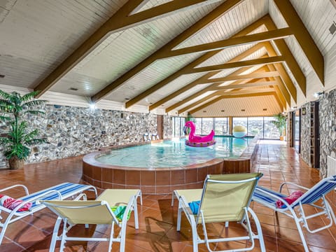 Indoor pool, a heated pool