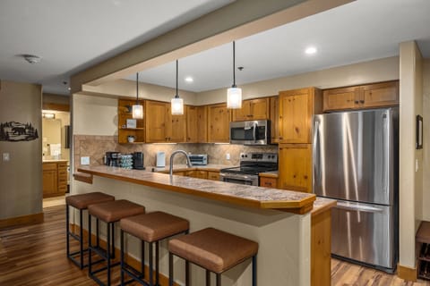 New lighting above the bar