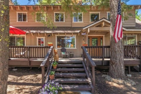 Front view of the house and porch