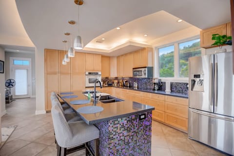 Modern gourmet kitchen