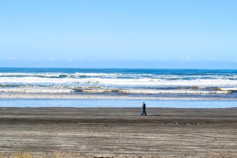 On the beach