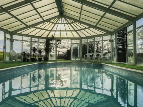 Indoor pool, a heated pool