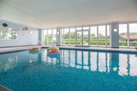 Indoor pool, a heated pool