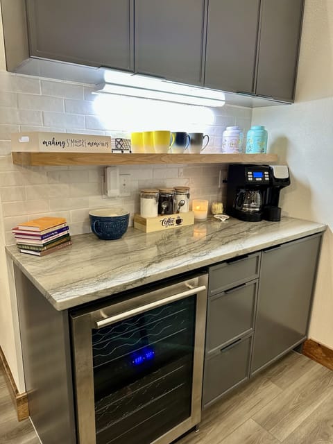 The coffee bar is a great first stop in the morning!