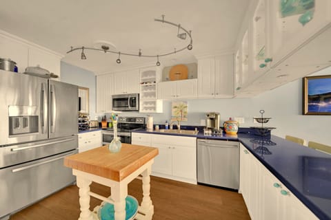 Fully outfitted kitchen