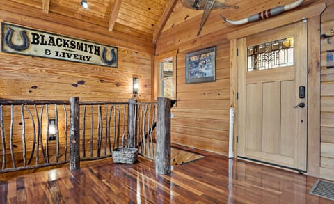 Head down the stairs to the other 2 bedrooms