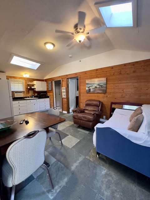 Good sized main room with pullout Couch and Smart TV