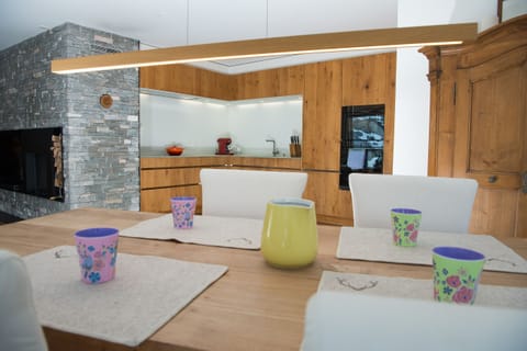 View of kitchen area