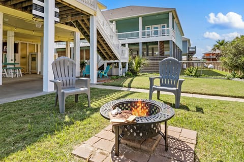 The perfect spot to gather after a day on the sand.