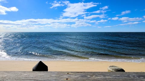 On the beach