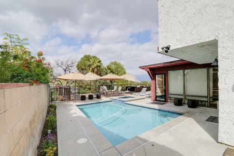 Fully Enclosed Private Backyard with Pool and Spa