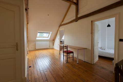 View of the landing serving the rooms.