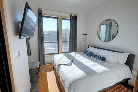 Bedroom. Interior and views may vary based on location and availability.