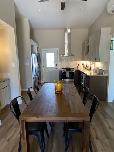 Table for a feast with room for everyone.