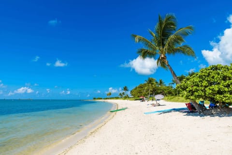 On the beach, beach towels