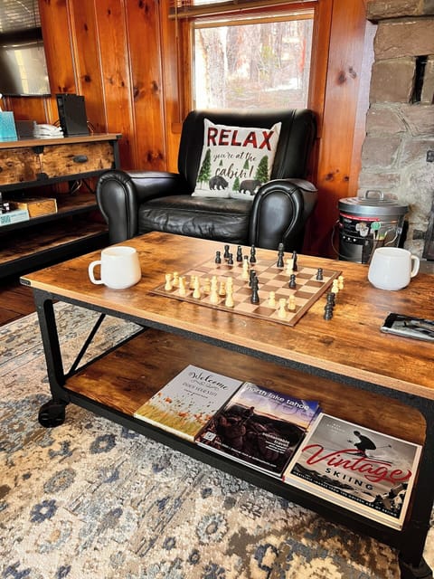 Classic Games and Reading Material for our Guests to Enjoy.