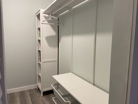 Master bedroom walk-in closet.