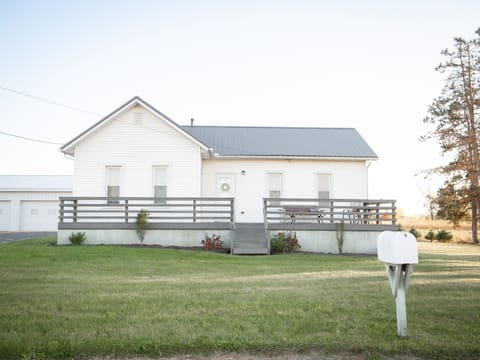 The whole house and 3 acres will be all yours during your stay!