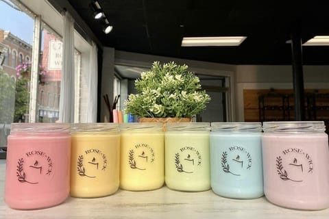 Make your own custom candle right in the building!