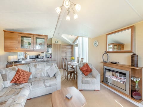 Open plan living space | Hafod Caravan - Tyddyn Sargent, Tyn Y Gongl, near Benllech
