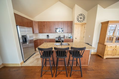 Updated kitchen with island