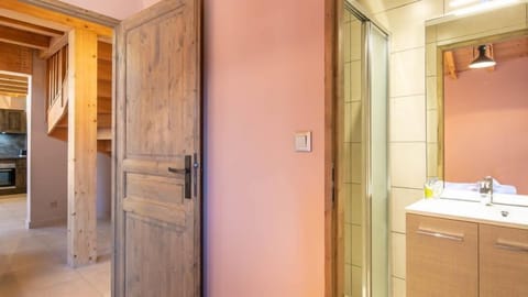 Get ready for your day in the bathroom.