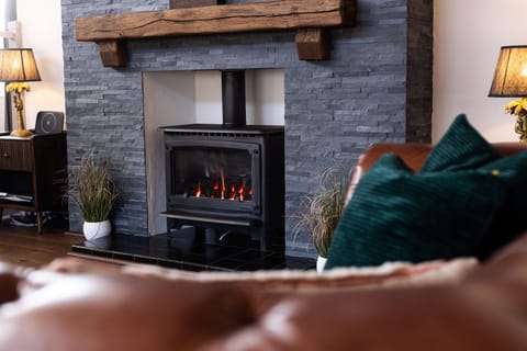 Get cosy in front of the log burner on those chilly evenings