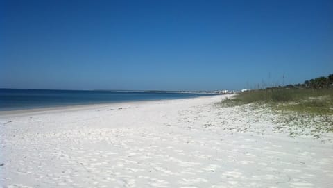 On the beach