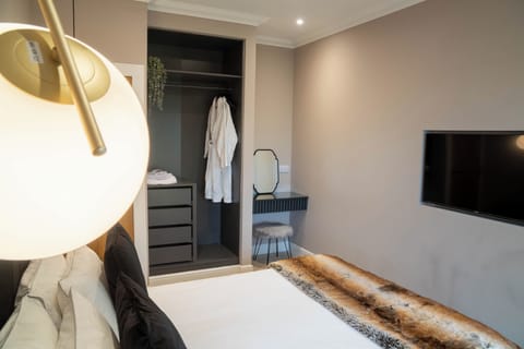 Bedroom with dressing area