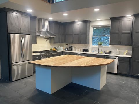 Kitchen - microwave, 2 dishwashers, coffee maker.