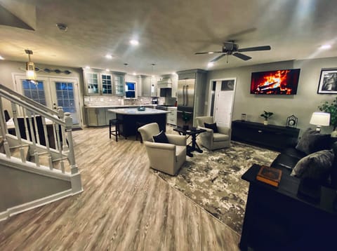 Open floor plan on main level