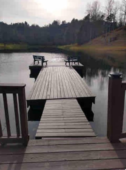 Swim fishing dock within walking distance