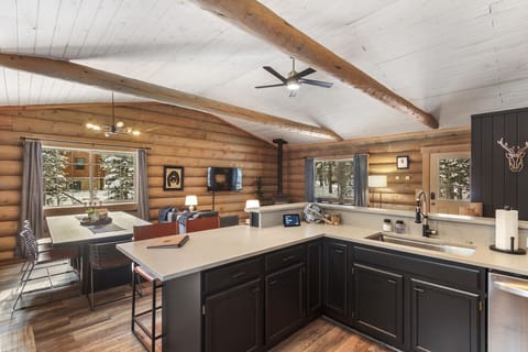 Gourmet adventures begin in our fully-equipped kitchen, stocked with all essentials and more, ensuring a delightful culinary journey during your stay.