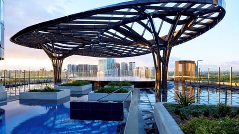 Indoor pool, outdoor pool