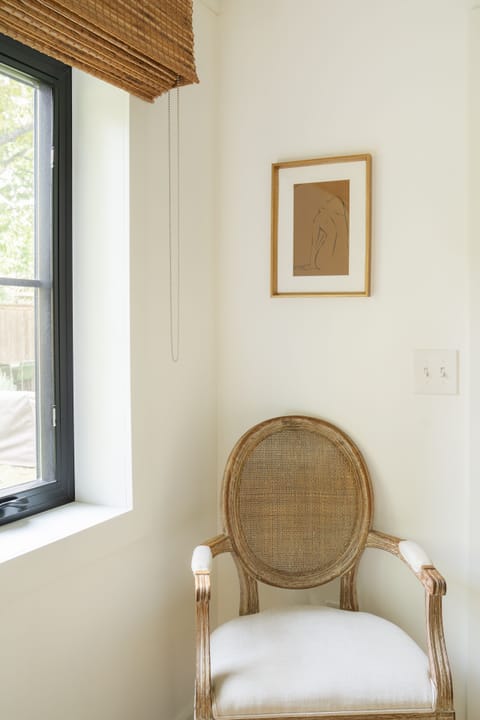 Primary bedroom with King bed