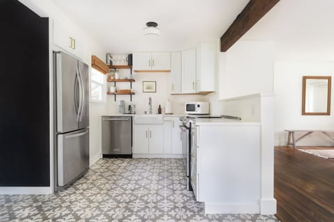Fully-stocked kitchen