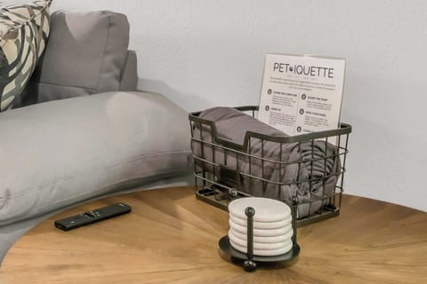 Pets encouraged and furniture protection provided!