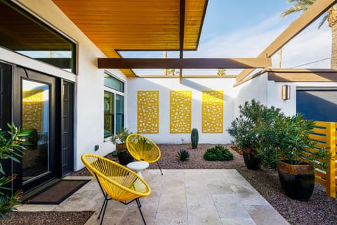 Front courtyard outside bedroom 2